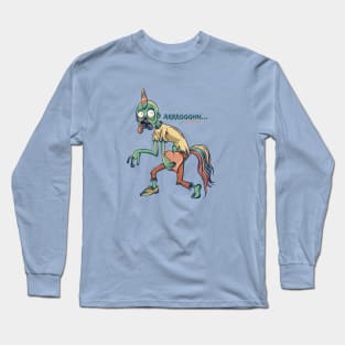 Zombie Unicorn Long Sleeve T-Shirt